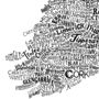 Typographic Map Of Great Britain And Ireland, thumbnail 10 of 11