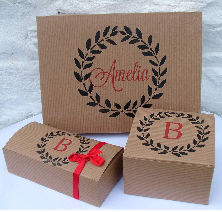 Personalised Monogram Gift Boxes, 1 of 2