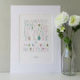 'To Love And Be Loved In Return' Personalised Print, thumbnail 7 of 10