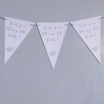 Will You Marry Me? Bunting, 3 of 5