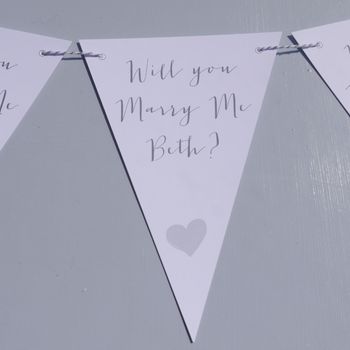 Will You Marry Me? Bunting, 2 of 5