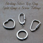 Silver Personalised Message Key Ring, thumbnail 7 of 7
