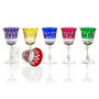 Set Of Six Birds Of Paradise Crystal Wine Glasses, thumbnail 2 of 4