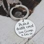 Silver Personalised Message Key Ring, thumbnail 2 of 7