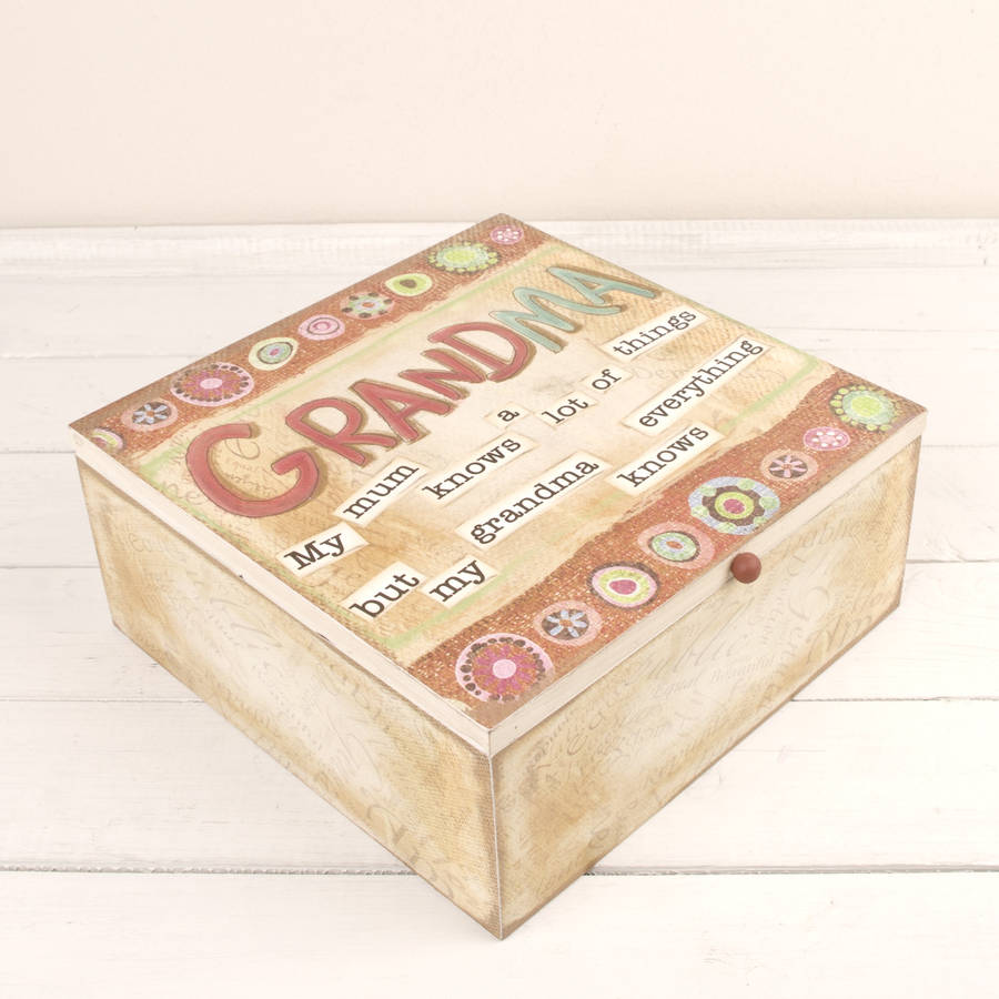 grandma keepsake storage box by dibor