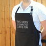 Personalised Daddy Apron, thumbnail 1 of 6