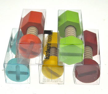 Bright Wooden Screw Style Hook, 4 of 7