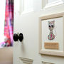 Personalised Cat Embroidered Framed Artwork, thumbnail 2 of 7