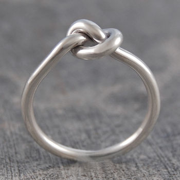 Friendship Knot Sterling Silver Ring, 5 of 6