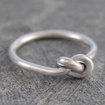 Friendship Knot Sterling Silver Ring, 4 of 6