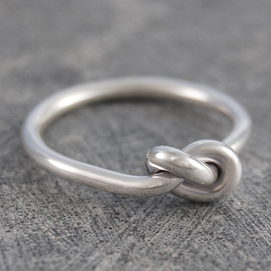 Friendship Knot Sterling Silver Ring By Otis Jaxon