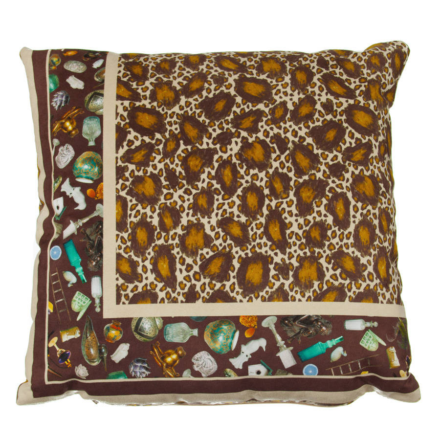 Jenny Collicott Leopard Cushion, 1 of 2