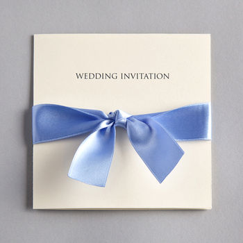 Bow Wedding Invitation, 7 of 12