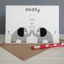 Twins Or Siblings 'We Love You Daddy' Fathers Day Card, thumbnail 1 of 7