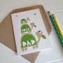 Tortoise 'You Rock Dad' Fathers Day Greetings Card, thumbnail 2 of 4