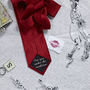 Personalised Christmas Message Tie, thumbnail 1 of 3