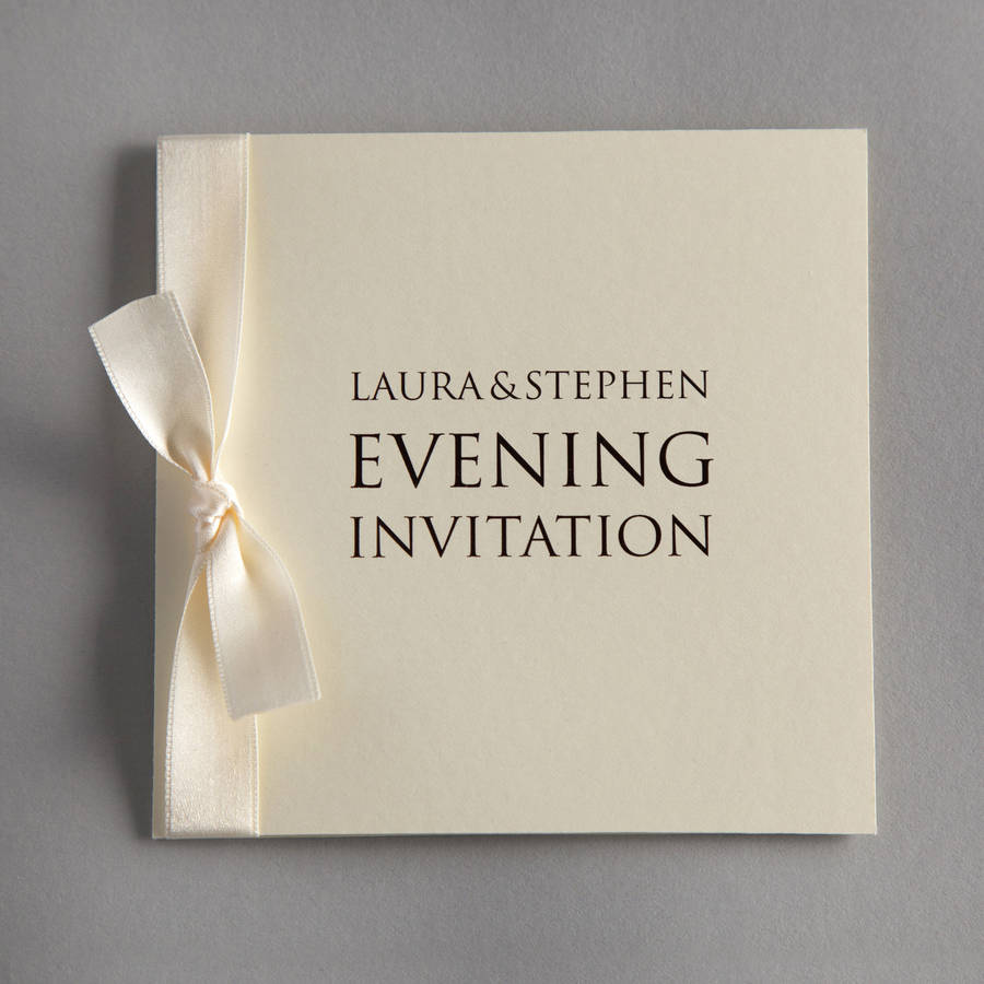 personalised wedding invitation by twenty-seven | notonthehighstreet.com