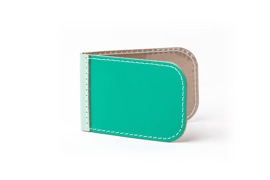 personalised leather card wallet by brit-stitch | notonthehighstreet.com