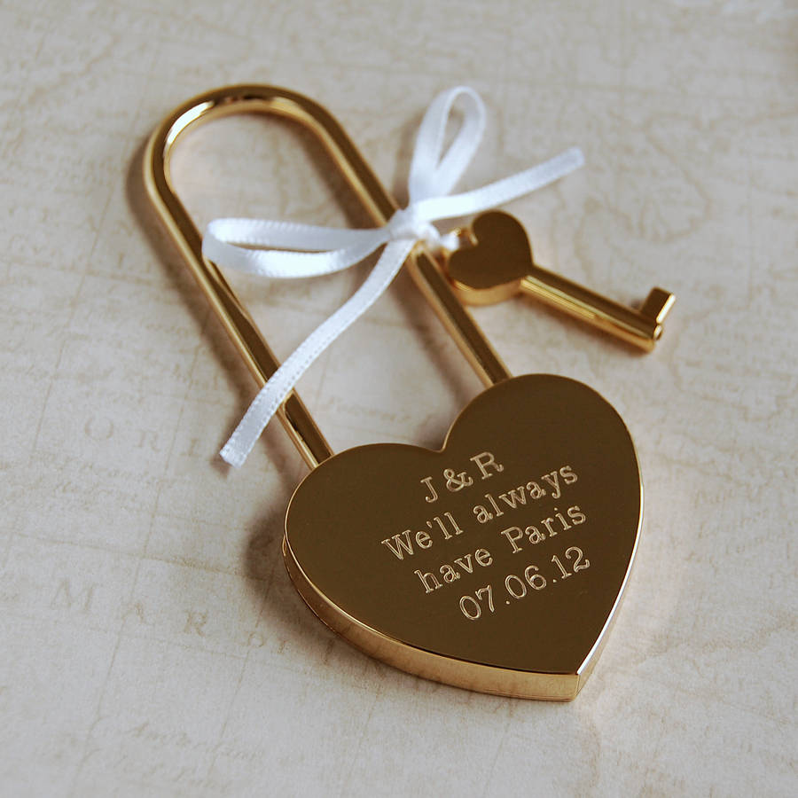 Write Your Own Personalized Love Lock