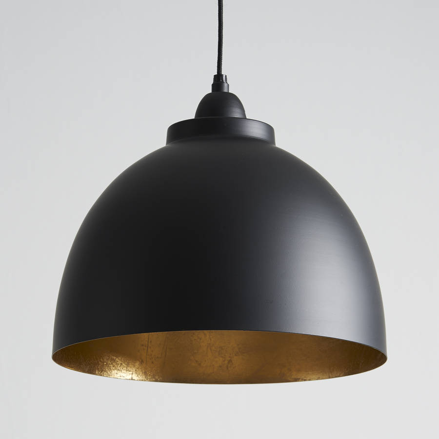 Black And Gold Pendant Light black and gold pendant light