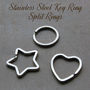 Handmade Personalised Sterling Silver Key Ring, thumbnail 5 of 7