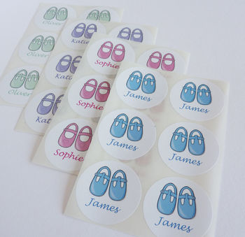Baby Shoes Christening Invitation, 8 of 10