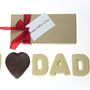 Fathers Day ‘I Love Dad' Shortbread Biscuits, thumbnail 1 of 6