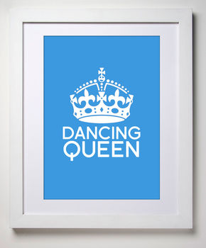 Personalised 'Dancing Queen' Print, 3 of 12
