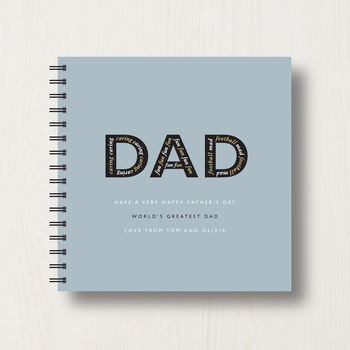Personalised 'Dad' Memories Album, 11 of 12