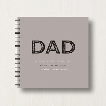 Personalised 'Dad' Memories Album, 9 of 12