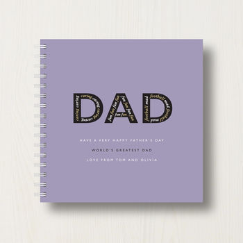 Personalised 'Dad' Memories Album, 10 of 12