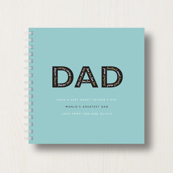 Personalised 'Dad' Memories Album, 12 of 12