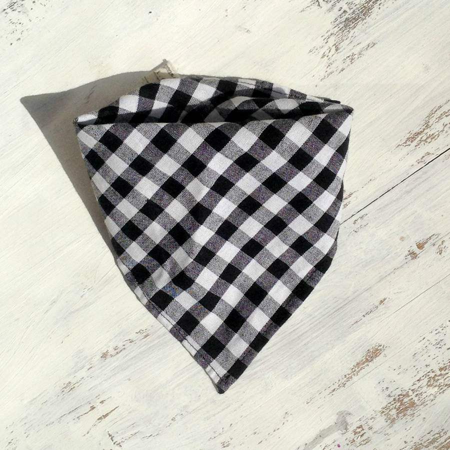 Gingham Dog Bandana By Pup Tart Handmade