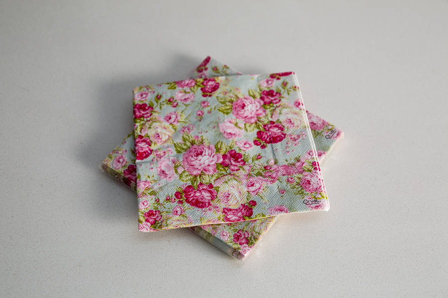 English Bouquet Paper Napkins By The Rose Shack