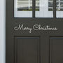 ‘Merry Christmas’ Door Or Wall Sticker, thumbnail 1 of 4