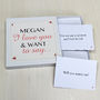 Personalised 'Will You Marry Me?' Notes, thumbnail 2 of 9