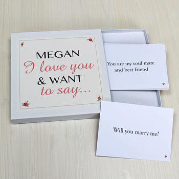 Personalised 'Will You Marry Me?' Notes, 2 of 9