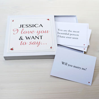 Personalised 'Will You Marry Me?' Notes, 4 of 9
