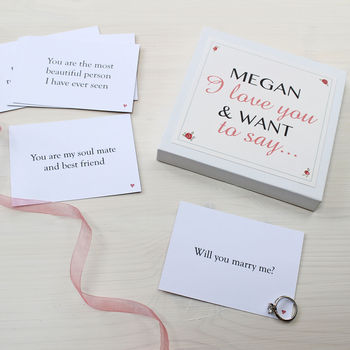 Personalised 'Will You Marry Me?' Notes, 5 of 9