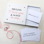 Personalised 'Will You Marry Me?' Notes, thumbnail 6 of 9