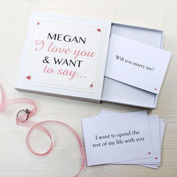 Personalised 'Will You Marry Me?' Notes, 6 of 9