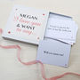 Personalised 'Will You Marry Me?' Notes, thumbnail 7 of 9
