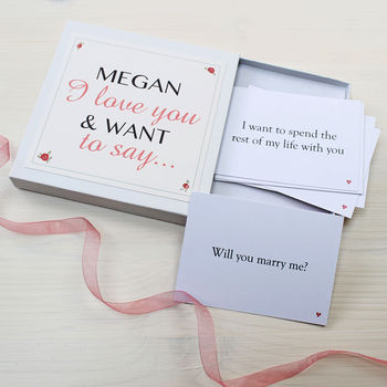 Personalised 'Will You Marry Me?' Notes, 7 of 9