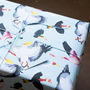 'Fabulous Flock' Luxury, Recycled Wrapping Paper Pack, thumbnail 3 of 5