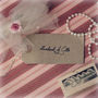 Handmade By Signature Style Personalised Stamp, thumbnail 3 of 3