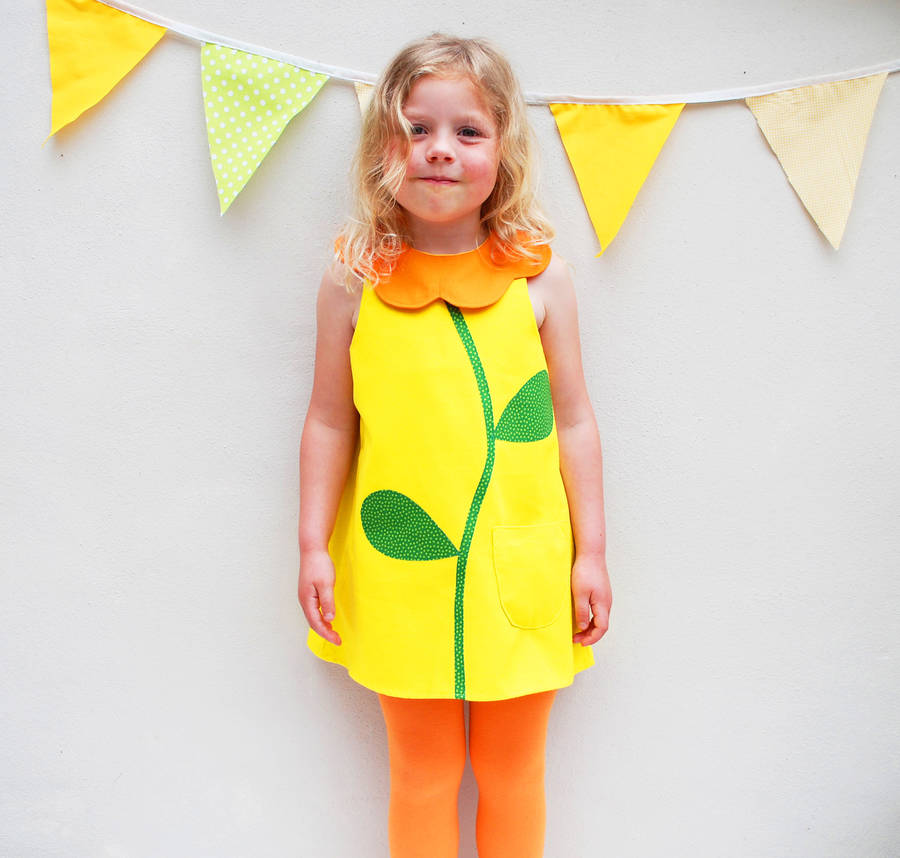 Yellow Flower Dress