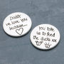 Personalised Silver Love You Message Token, thumbnail 1 of 2