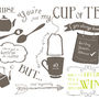 Just My Cup Of Tea Personalised Best Friend Print, thumbnail 7 of 11
