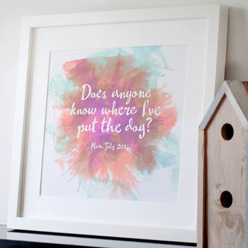 Personalised Quote Print, 4 of 7