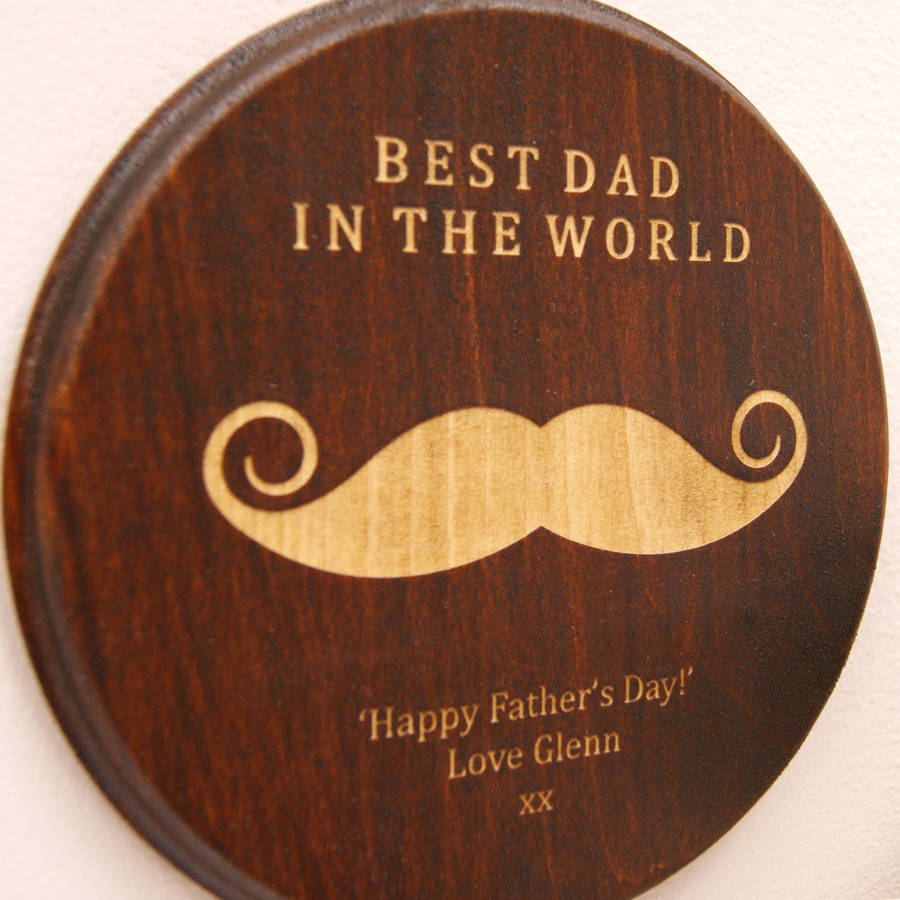 Best Dad In The World Plaque By Urban Twist